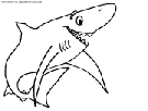 shark coloring book pages