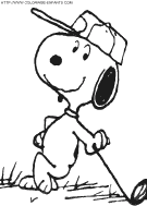 snoopy coloring