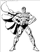 superman coloring book pages
